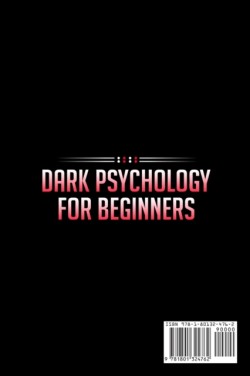 Dark Psychology for Beginners