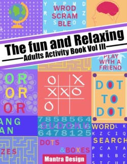 Fun and relaxing Adult Activity Book vol 3