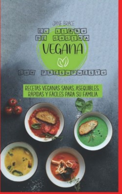 libro de cocina vegano sobre un presupuesto