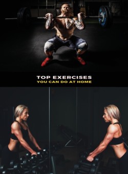 Top Physical Exercises You Can Do at Home - Workout Book for Men and Women