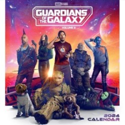 Guardians Of The Galaxy 2024 Square Wall Calendar