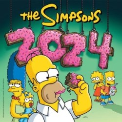 Official The Simpsons 2024 Square Wall Calendar