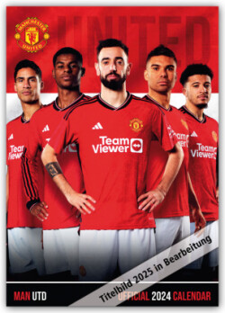 Official Manchester Utd FC A3 Calendar 2025