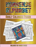 Adult Coloring Pages (Nonsense Alphabet)