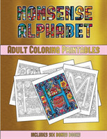 Adult Coloring Printables (Nonsense Alphabet)
