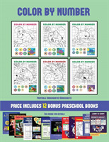 Printable Kindergarten Worksheets (Color by Number)