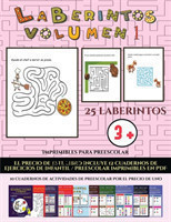 Imprimibles para preescolar (Laberintos - Volumen 1)