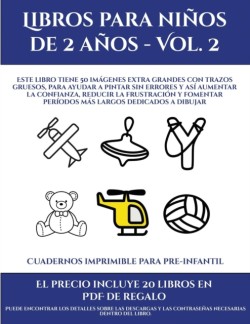 Cuadernos preescolares imprimibles (Libros para ninos de 2 anos - Vol. 2)