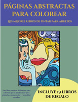 mejores libros de pintar para adultos (Paginas abstractas para colorear)