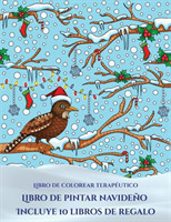Libro de colorear terapeutico (Libro de pintar navideno)