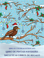 Libro de colorear intrincado (Libro de pintar navideno)