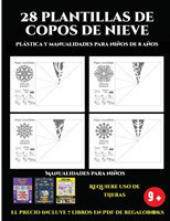 Plastica y manualidades para ninos de 8 anos (28 plantillas de copos de nieve 2