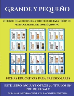 Fichas educativas para preescolares (Grande y pequeno)