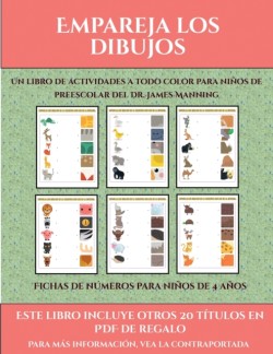 Fichas de numeros para ninos de 4 anos (Empareja los dibujos)