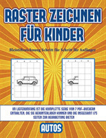 Bleistiftzeichnung Schritt fur Schritt fur Anfanger (Raster zeichnen fur Kinder - Autos)