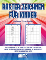 besten Zeichenbucher (Raster zeichnen fur Kinder - Anime)