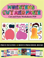 Cut and Paste Worksheets PDF (20 full-color kindergarten cut and paste activity sheets - Monsters)