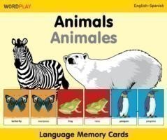 Language Memory Cards - Animals - English-spanish