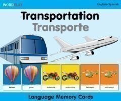 Language Memory Cards - Transportation - English-spanish