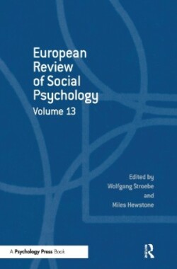 European Review of Social Psychology: Volume 13