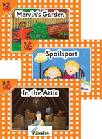 Jolly Phonics Readers, Set 7, Orange Level (pack of 3)