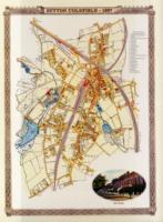 Sutton Coldfield 1765 - Old Map Supplied Rolled in a Clear Two Part Screw Presentation Tube - Print size 45cm x 32cm