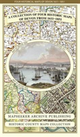 Devon 1611 – 1836 – Fold Up Map that features a collection of Four Historic Maps, John Speed’s County Map 1611, Johan Blaeu’s County Map of 1648, Thomas Moules County Map of 1836 and a Plan of Exeter 1851 by John Tallis.