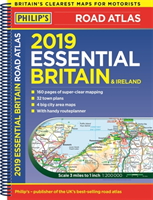 Philip's 2019 Essential Road Atlas Britain and Ireland - Spiral A4
