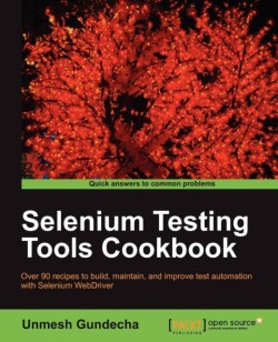 Selenium Testing Tools Cookbook