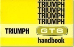 Triumph Owners' Handbook: Gt6 Mk2 & Gt6+