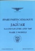 Jaguar Mk 2 (3.4, 3.8  & 340) Spare Parts Catalogue (1959-1969)