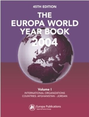 Europa World Year Book 2004