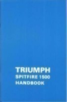 Triumph Owners' Handbook: Spitfire 1500