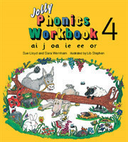 Lloyd, Sue - Jolly Phonics Workbook 4 in Precursive Letters (BE)