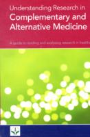 Understanding Research in Complementary and Alternative Medicine