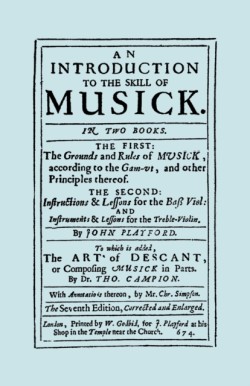 Introduction to the Skill of Musick