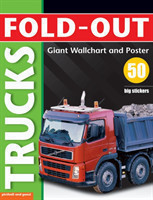 Fold-Out Poster Sticker Book: Trucks
