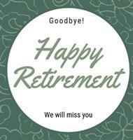 Happy Retirement Guest Book (Hardcover)