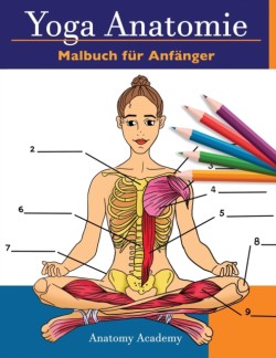 Yoga Anatomie Malbuch für Anfänger