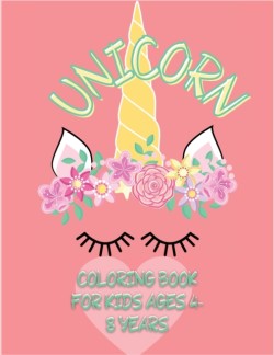Unicorn coloring book for kids ages 4-8