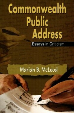 Commonwealth Public Address Essays in Criticism