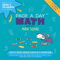 Page a Day Math Addition & Math Handwriting Book 6 Set 2