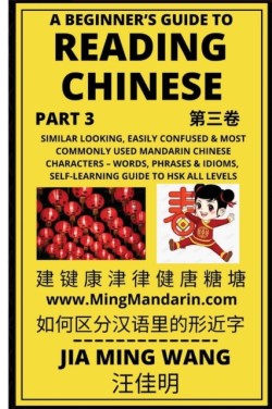 Beginner's Guide To Reading Chinese (Part 3) Similar Looking, Easily Confused & Most Commonly Used Mandarin Chinese Characters - Words, Phrases & Idioms, Self-Learning Guide to HSK All Levels