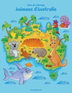 Livre de coloriage Animaux d'Australie 1