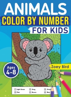 Animals Color by Number for Kids