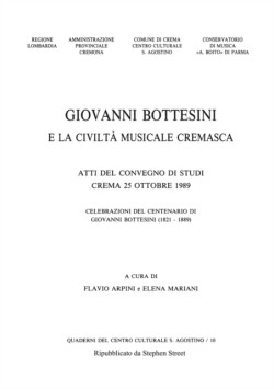 Giovanni Bottesini e la Civiltà Musicale Cremasca