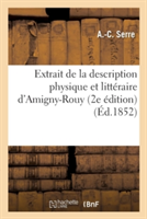 Extrait de la Description Physique Et Littéraire d'Amigny-Rouy 2e Édition