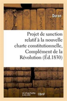 Projet de Sanction Relatif À La Nouvelle Charte Constitutionnelle, Complément de la Révolution 1830