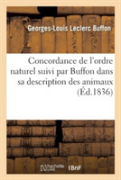 Concordance de l'Ordre Naturel Suivi Par Buffon Dans Sa Description Des Animaux