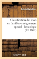 Classification Des Mots En Familles Enseignement Spécial: Lexicologie